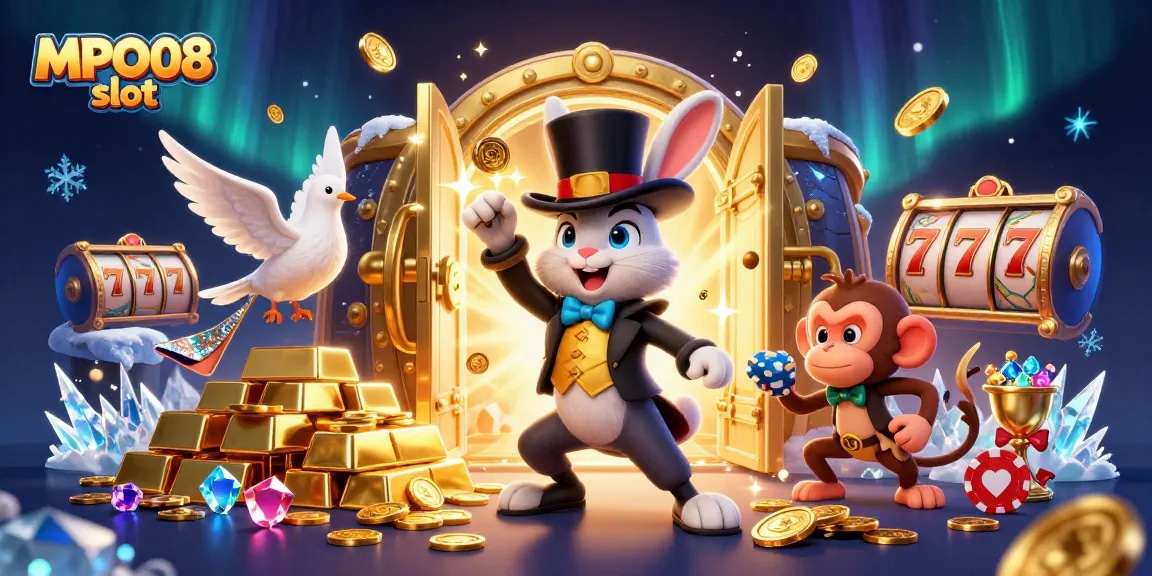 Experience the excitement of MPO08 slot with a magician rabbit and treasures galore!