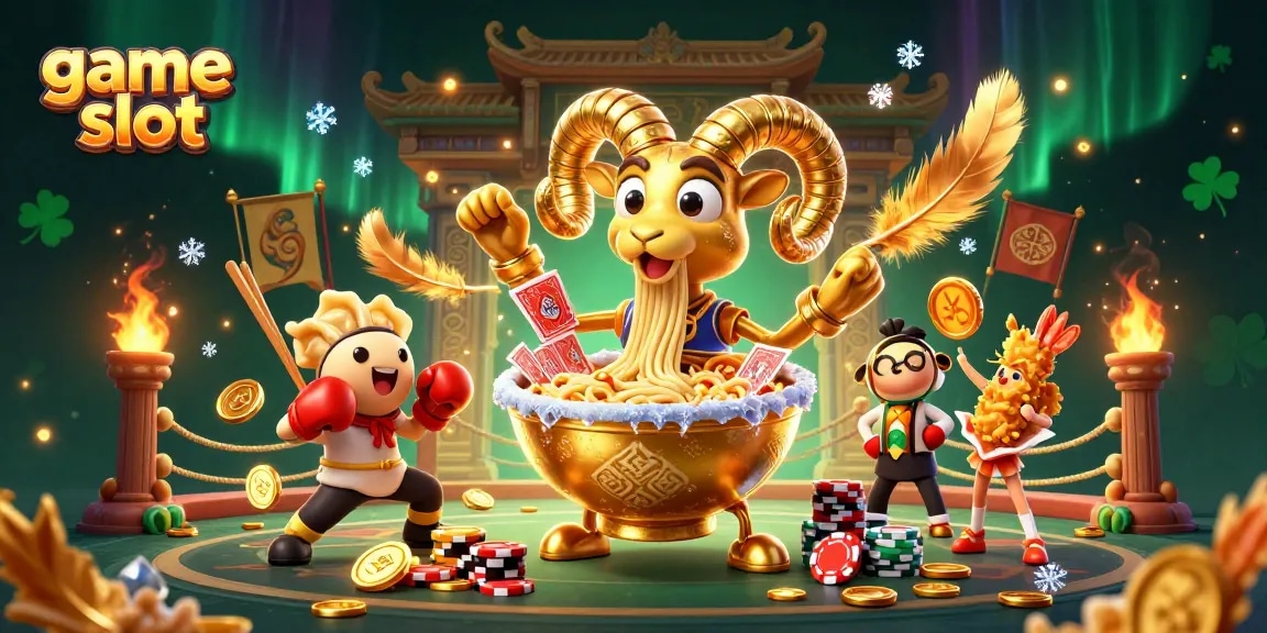 Engage in immersive game slot action with lively characters and dynamic casino elements.