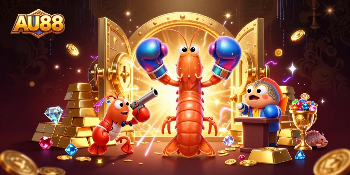 Engage in high-stakes action with AU88 as colorful characters circle around shimmering treasures.