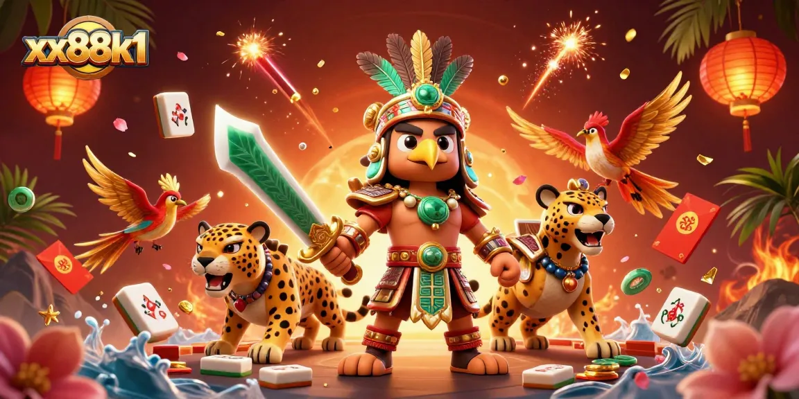 Join the thrilling game action at xx88k1 with vibrant characters and dynamic casino elements.