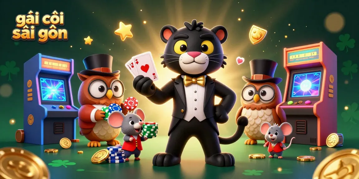 Experience the excitement of gái gọi sài gòn with an engaging casino-themed illustration.