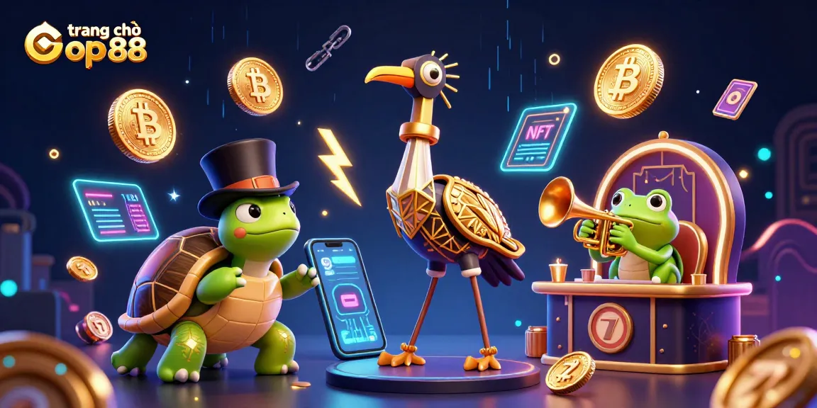 Experience the excitement at trang chủ ope88 with lively casino characters amidst dynamic 3D elements.