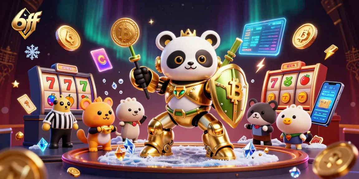 Experience exhilarating casino fun with 6ff's golden panda pilot at the center of action!