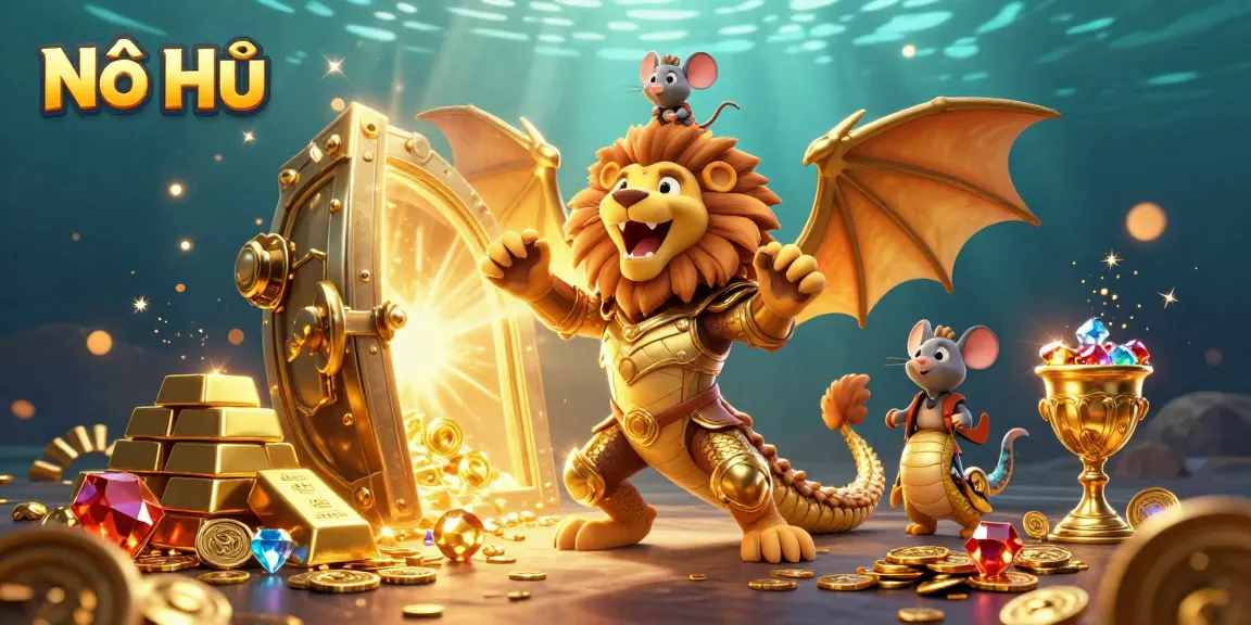 Experience the thrill of Nổ Hũ casino with exhilarating action, golden treasures, and dynamic characters.