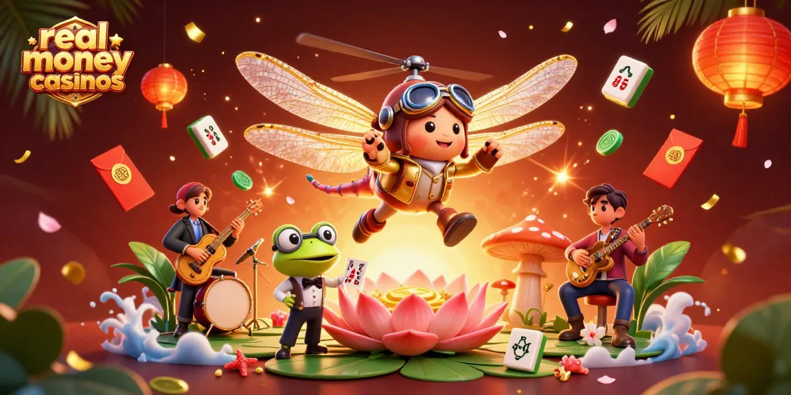 Experience the thrill of real money casinos with vibrant characters and dynamic gaming elements.