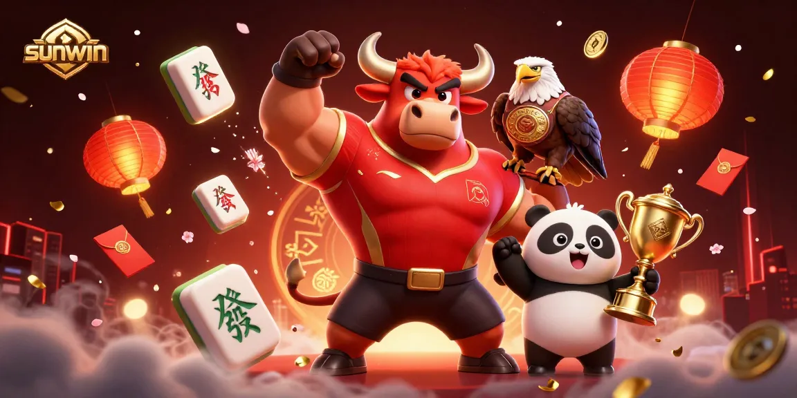 Experience exciting gameplay with sunwin's colorful casino atmosphere illustrated with a dynamic scene.