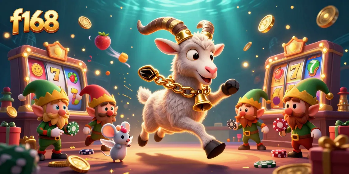 Experience the thrilling atmosphere of f168 with 3D characters engaging in casino magic.